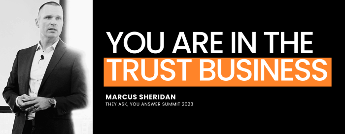 Trust Business - Marcus Sheridan